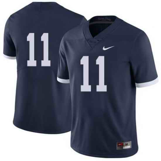 Men Penn State 11 Nittany Lions Blue Vapor Limited Jersey